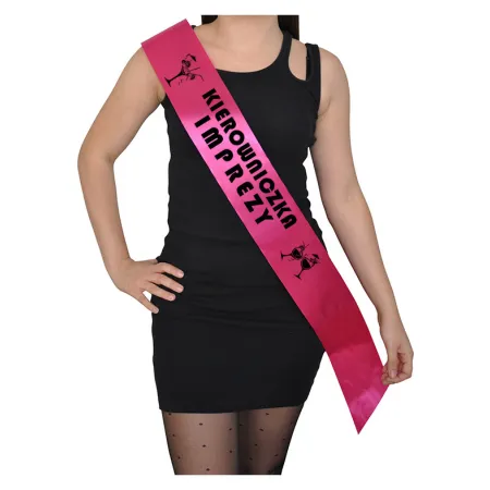 Szarfa FUKSJA Wieczór Panieński Kierowniczka imprezy